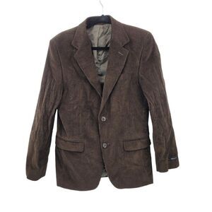 Giovani Mens Regular Fit Corduroy Sports  Jacket 46 Brown Cotton Casual Country